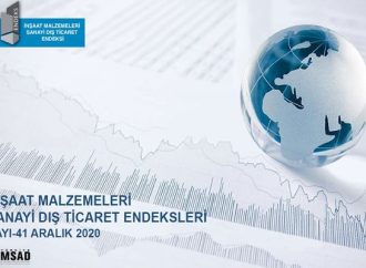 İnşaat malzemeleri sanayisi 2020’de miktar olarak  tüm zamanların en yüksek ihracatını gerçekleştirdi!