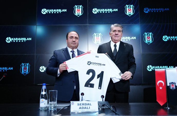 Karaarslan İnşaat, Beşiktaş Futbol A Takımı’nın Forma Sırt Sponsoru Oldu