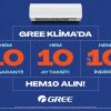 Gree Klima’dan 10. Yıla Özel Üçlü Avantaj Kampanyası