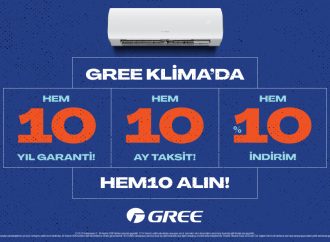 Gree Klima’dan 10. Yıla Özel Üçlü Avantaj Kampanyası