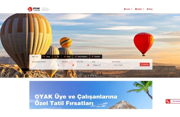 OYAK Pazarlama Turizm Hizmetlerini Dijital Platforma Taşıdı