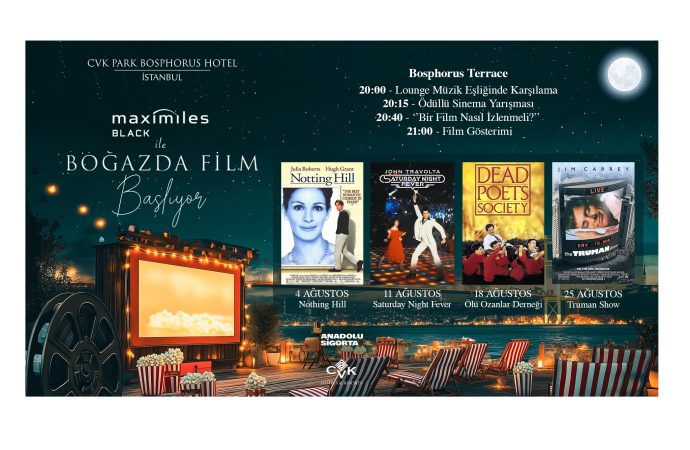 CVK Park Bosphorus Hotel, Sinema Sokağı Konseptiyle Yaz Akşamlarına Ev Sahipliği Yapıyor