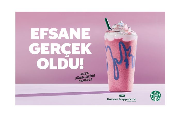 Starbucks’ta Efsane Gerçek Oldu: Unicorn Frappuccino Şimdi Türkiye’de