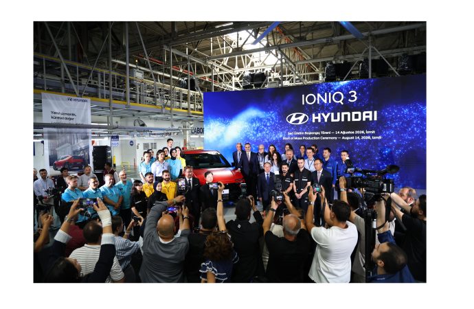 Hyundai Motor Türkiye, İlk Elektrikli Aracı IONIQ 3’ün Üretimine Başladı.